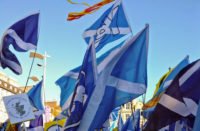 Yes Groups Aberdeen Independence Movement - AUOB March